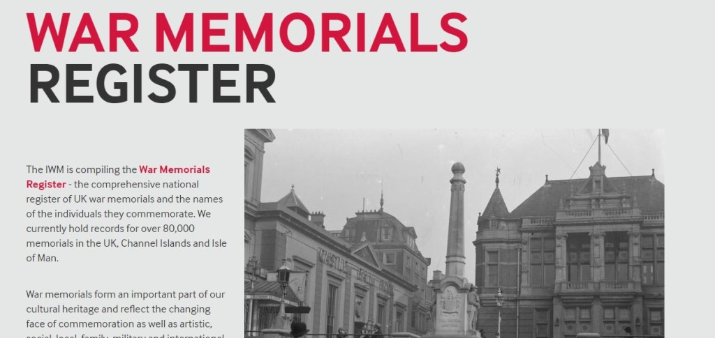 Archives & Library – Westminster College War Memorial added to National&nbsp;Database